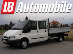 Ford Transit 2.4TDDi 6MÍST DC-VALNIK-TUPLÁKY FT350,SERVIS.KNIHA,